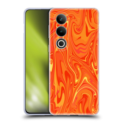 Suzan Lind Marble 2 Orange Soft Gel Case for OPPO OnePlus Ace 3V 5G