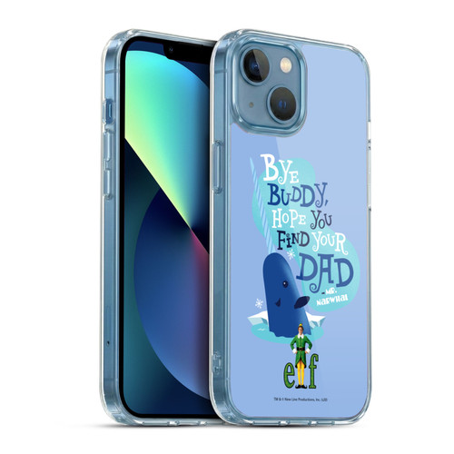 Elf Movie Graphics 1 Narwhal Soft Gel Case for Apple iPhone 13 Mini & MagSafe