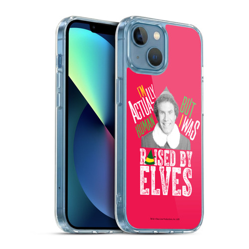 Elf Movie Graphics 1 Raised By Elves Soft Gel Case for Apple iPhone 13 Mini & MagSafe