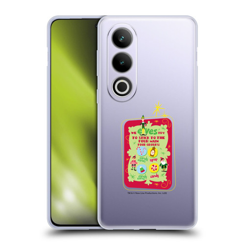 Elf Movie Graphics 1 Food Groups Soft Gel Case for OPPO OnePlus Ace 3V 5G