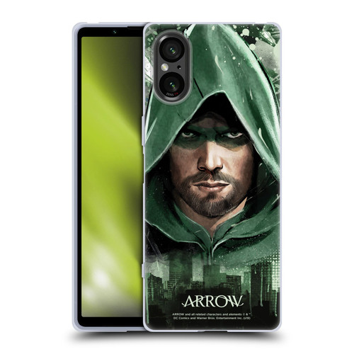 Arrow TV Series Graphics Oversized Soft Gel Case for Sony Xperia 5 V 5G