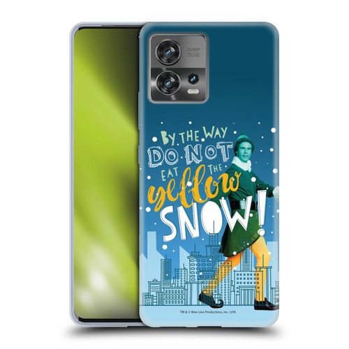 Elf Movie Graphics 2 Yellow Snow Soft Gel Case for Motorola Moto Edge 30 Fusion