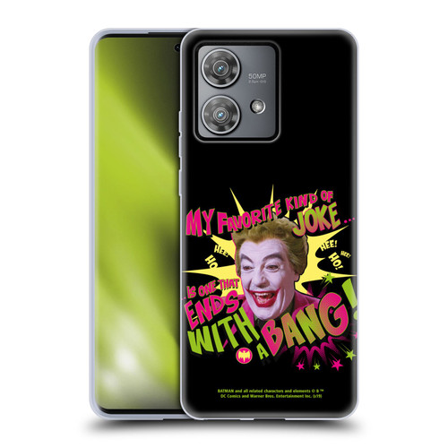 Batman TV Series Character Art Joker With A Bang Soft Gel Case for Motorola Edge 40 Neo 5G