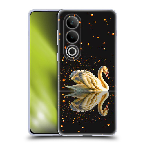 Dave Loblaw Animals Swan Lake Reflections Soft Gel Case for OPPO OnePlus Ace 3V 5G