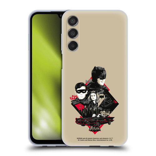 Batman TV Series Graphics Trio Soft Gel Case for Samsung Galaxy M15/F15 5G
