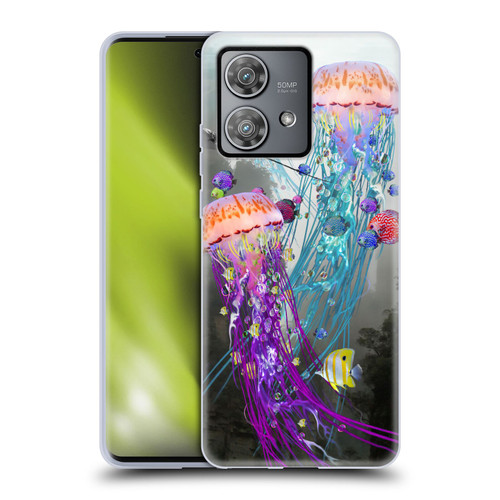 Dave Loblaw Jellyfish Jellyfish Misty Mount Soft Gel Case for Motorola Edge 40 Neo 5G