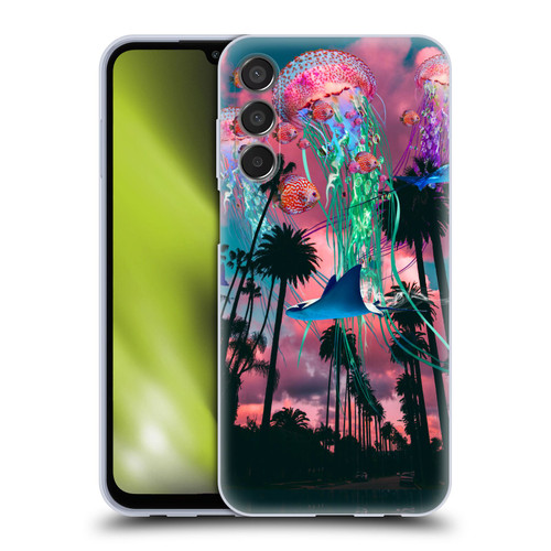 Dave Loblaw Jellyfish California Dreamin Jellyfish Soft Gel Case for Samsung Galaxy M15/F15 5G