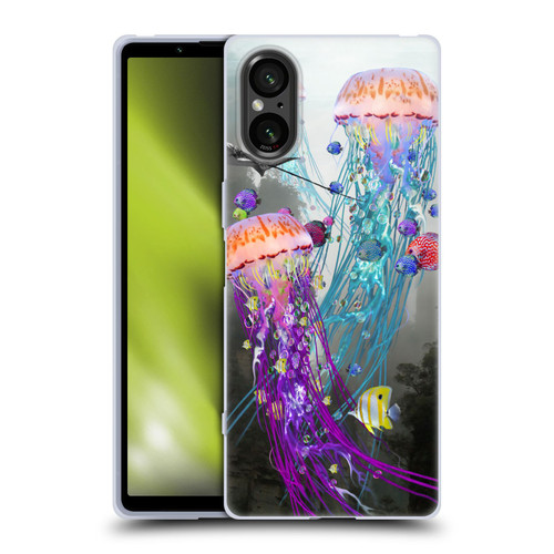 Dave Loblaw Jellyfish Jellyfish Misty Mount Soft Gel Case for Sony Xperia 5 V 5G