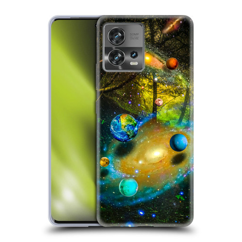 Dave Loblaw Sci-Fi And Surreal Universal Forest Soft Gel Case for Motorola Moto Edge 30 Fusion