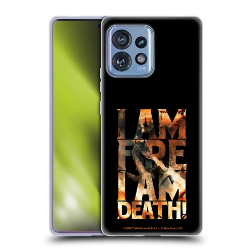 The Hobbit The Battle of the Five Armies Graphics Smaug Fire Soft Gel Case for Motorola Moto Edge 40 Pro