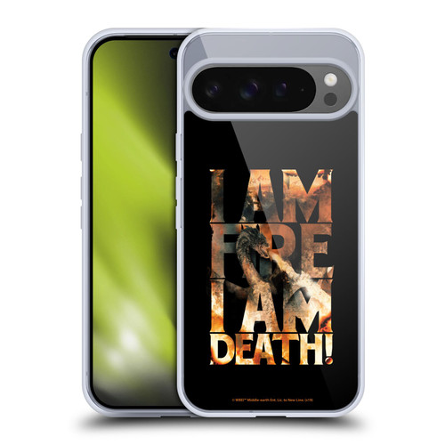 The Hobbit The Battle of the Five Armies Graphics Smaug Fire Soft Gel Case for Google Pixel 9 Pro XL