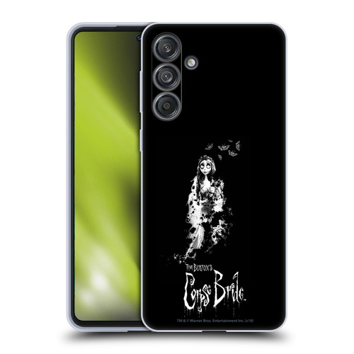 Corpse Bride Key Art Emily Splatters Soft Gel Case for Samsung Galaxy M55 5G