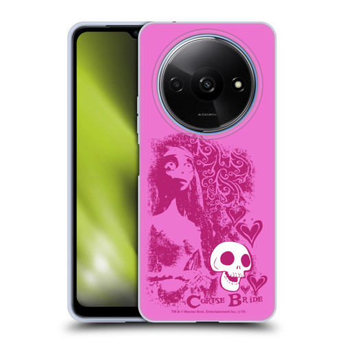Corpse Bride Key Art Pink Distressed Look Soft Gel Case for Xiaomi Redmi A3