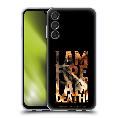 The Hobbit The Battle of the Five Armies Graphics Smaug Fire Soft Gel Case for Samsung Galaxy M15/F15 5G