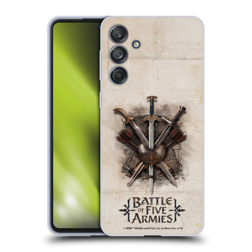 The Hobbit The Battle of the Five Armies Graphics Battle Swords Soft Gel Case for Samsung Galaxy M55 5G