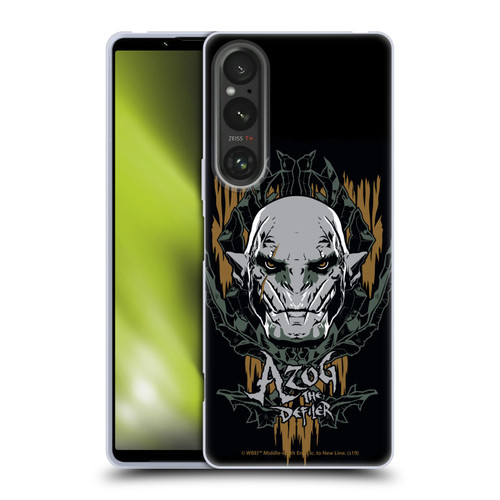 The Hobbit The Battle of the Five Armies Graphics Azog The Defiler Soft Gel Case for Sony Xperia 1 V 5G