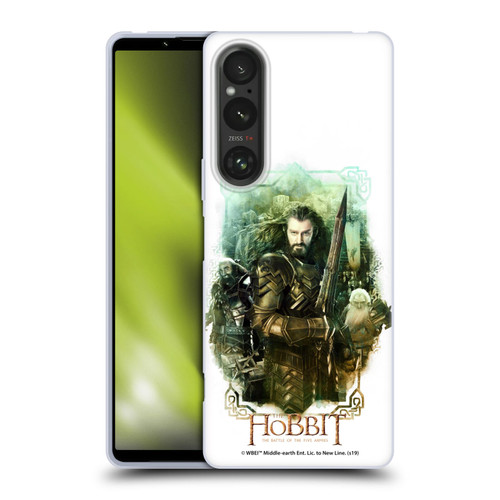The Hobbit The Battle of the Five Armies Graphics Dwarves Soft Gel Case for Sony Xperia 1 V 5G
