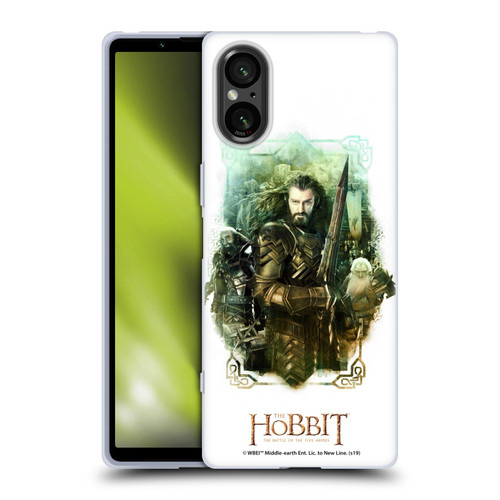 The Hobbit The Battle of the Five Armies Graphics Dwarves Soft Gel Case for Sony Xperia 5 V 5G