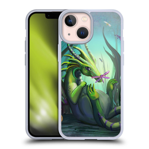 Rose Khan Dragons Baby Green Soft Gel Case for Apple iPhone 13 Mini