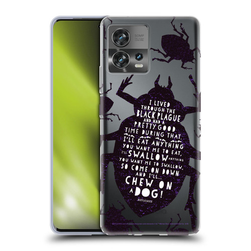 Beetlejuice Graphics Betelgeuse Quote Soft Gel Case for Motorola Moto Edge 30 Fusion