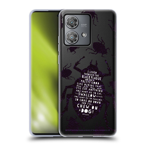 Beetlejuice Graphics Betelgeuse Quote Soft Gel Case for Motorola Edge 40 Neo 5G