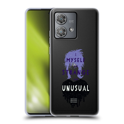 Beetlejuice Graphics Lydia Quote Soft Gel Case for Motorola Edge 40 Neo 5G