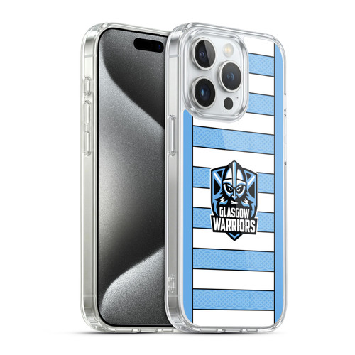 Glasgow Warriors 2024/25 Crest Kit Away Soft Gel Case for Apple iPhone 15 Pro & MagSafe