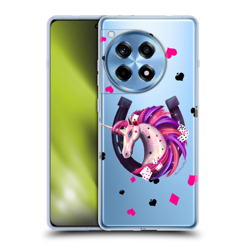 Rose Khan Unicorn Horseshoe Pink And Purple Soft Gel Case for OPPO OnePlus Ace 3 5G