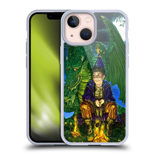 Ed Beard Jr Dragon Friendship Oops Said Soft Gel Case for Apple iPhone 13 Mini & MagSafe