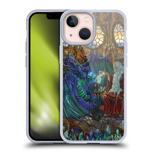 Ed Beard Jr Dragon Friendship Wizard & Dragon Soft Gel Case for Apple iPhone 13 Mini