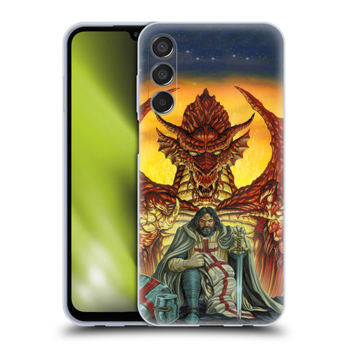 Ed Beard Jr Dragon Friendship Knight Templar Soft Gel Case for Samsung Galaxy M15/F15 5G