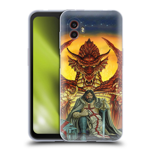Ed Beard Jr Dragon Friendship Knight Templar Soft Gel Case for Samsung Galaxy Xcover6 Pro/Pro2