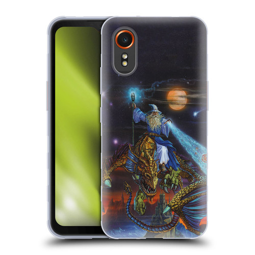 Ed Beard Jr Dragon Friendship Twilight Tempest Soft Gel Case for Samsung Galaxy Xcover7 5G
