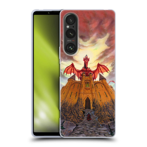 Ed Beard Jr Dragon Friendship Lord Magic Castle Soft Gel Case for Sony Xperia 1 V 5G