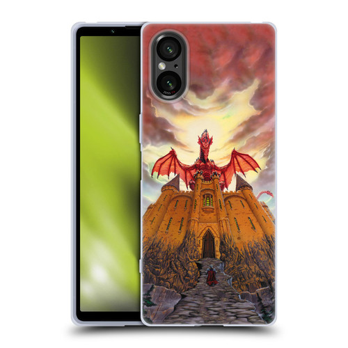 Ed Beard Jr Dragon Friendship Lord Magic Castle Soft Gel Case for Sony Xperia 5 V 5G
