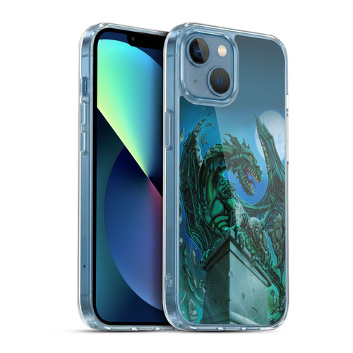 Ed Beard Jr Dragons The Awakening Soft Gel Case for Apple iPhone 13 Mini & MagSafe