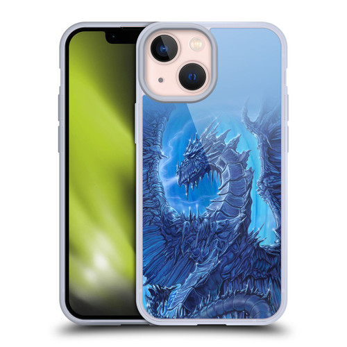Ed Beard Jr Dragons Glacier Soft Gel Case for Apple iPhone 13 Mini