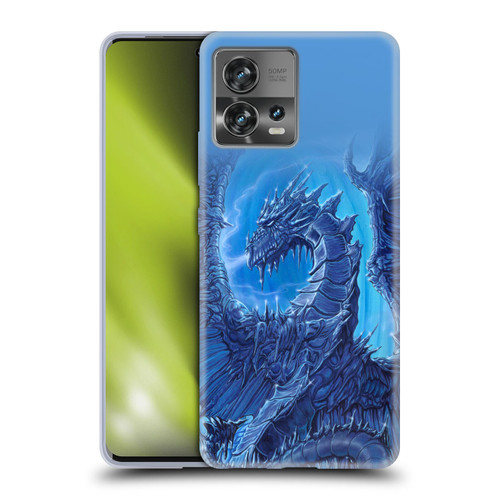 Ed Beard Jr Dragons Glacier Soft Gel Case for Motorola Moto Edge 30 Fusion