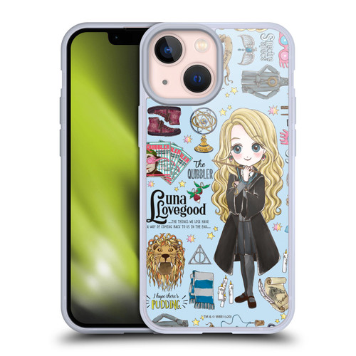 Harry Potter Deathly Hallows XXXVII Luna Pattern Soft Gel Case for Apple iPhone 13 Mini