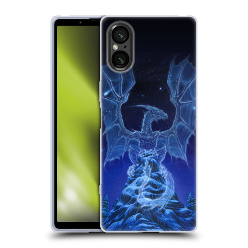 Ed Beard Jr Dragons Winter Spirit Soft Gel Case for Sony Xperia 5 V 5G