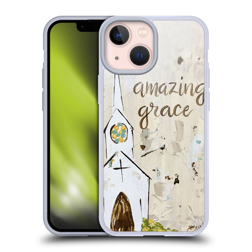 Haley Bush Church Painting Art Soft Gel Case for Apple iPhone 13 Mini & MagSafe
