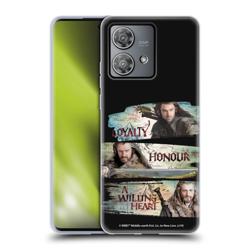 The Hobbit An Unexpected Journey Key Art Loyalty And Honour Soft Gel Case for Motorola Edge 40 Neo 5G