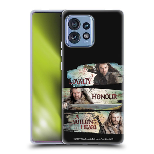 The Hobbit An Unexpected Journey Key Art Loyalty And Honour Soft Gel Case for Motorola Moto Edge 40 Pro