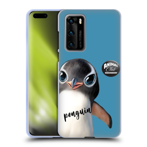 Animal Club International Faces Penguin Soft Gel Case for Huawei P40 5G