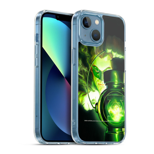 Green Lantern DC Comics Comic Book Covers Portrait Soft Gel Case for Apple iPhone 13 Mini & MagSafe