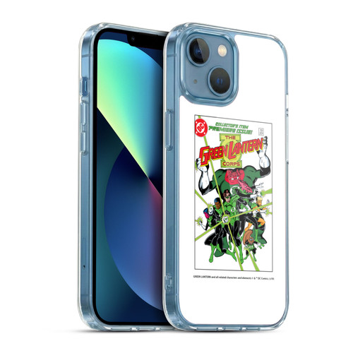 Green Lantern DC Comics Comic Book Covers Group 2 Soft Gel Case for Apple iPhone 13 Mini & MagSafe