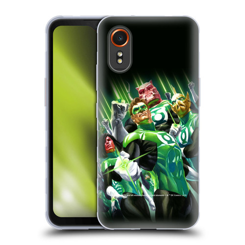 Green Lantern DC Comics Comic Book Covers Group Soft Gel Case for Samsung Galaxy Xcover7 5G