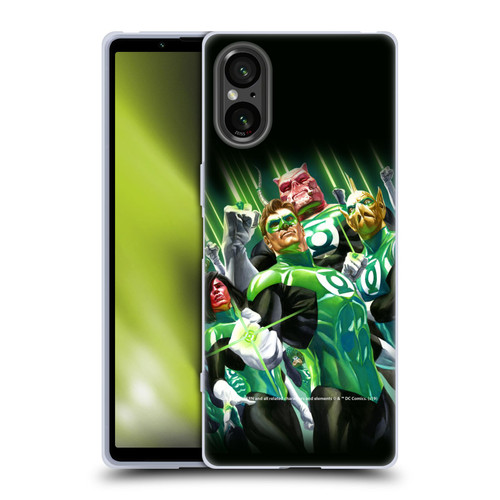 Green Lantern DC Comics Comic Book Covers Group Soft Gel Case for Sony Xperia 5 V 5G