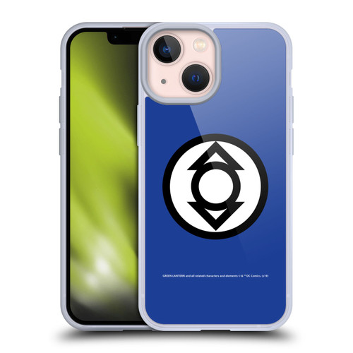 Green Lantern DC Comics Lantern Corps Indigo Soft Gel Case for Apple iPhone 13 Mini