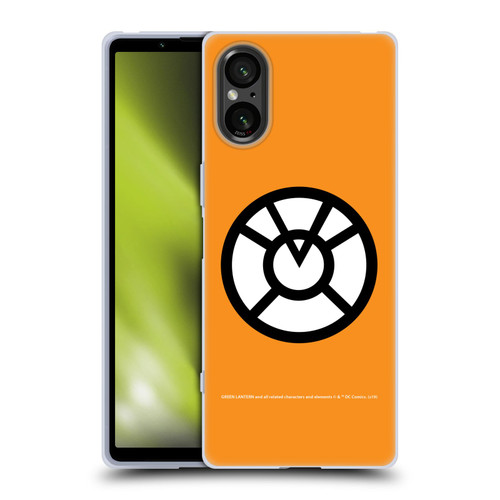 Green Lantern DC Comics Lantern Corps Orange Soft Gel Case for Sony Xperia 5 V 5G